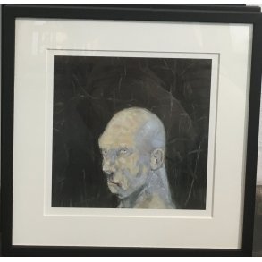 Fools - indrammet plakat af Michael Kvium 37x37cm