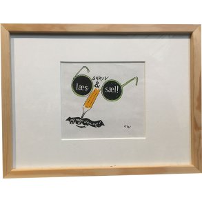 Kurt Westergaard - unika kronik 18x24cm