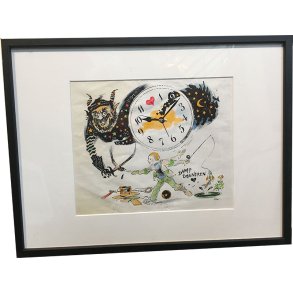 Kurt Westergaard - unika kronik 30x40cm