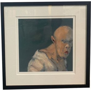 Fools - indrammet plakat af Michael Kvium 37x37cm