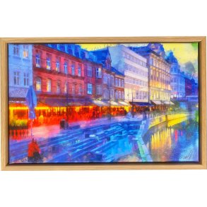 en Aarhus, 43x28cm Gicle signeret, nummereret 30 stk.