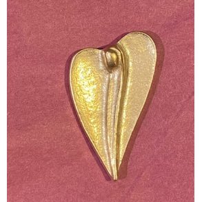 Engel formet som et hjerte