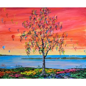 50x60cm maleri Jannie Kloster