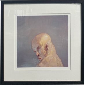 Fools - indrammet plakat af Michael Kvium 37x37cm