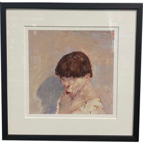 Fools - indrammet plakat af Michael Kvium 37x37cm