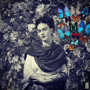 Butterfly Effect, 40x40cm af Helt Sort alias Christian L�gstrup