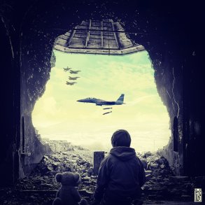 Entertainment Time, 40x40cm af Helt Sort alias Christian L�gstrup