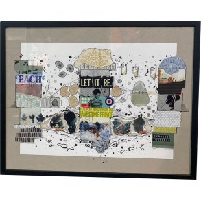 Rasmus Mller 40x50cm i glas og ramme