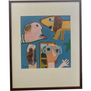 Leif Sylvester indrammet plakat 40x50cm