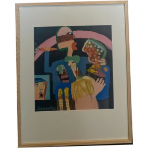 Leif Sylvester indrammet plakat 40x50cm
