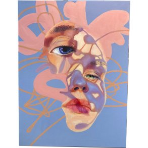 Line Holtegaard, maleri 60x80cm