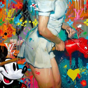 Playtime 80x80cm af Helt Sort