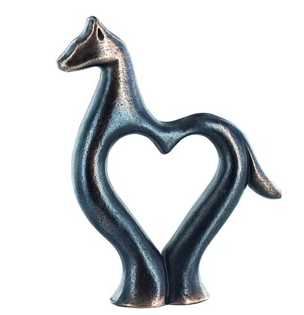 Giraf, skulptur af Kerstin Stark
