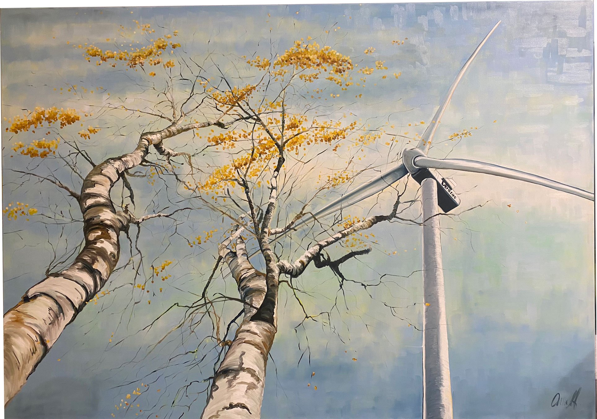 Birkeenergi - 120x170cm  Anne Mette Harkes
