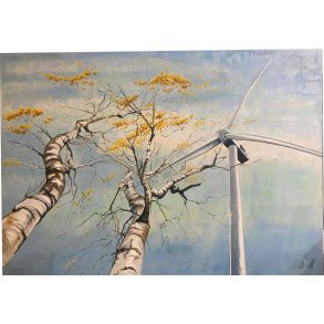 Birkeenergi - 120x170cm  Anne Mette Harkes