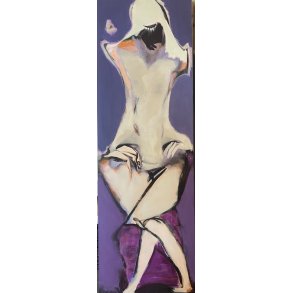 Inge H�rup, Femme fatale IV, 50x150cm