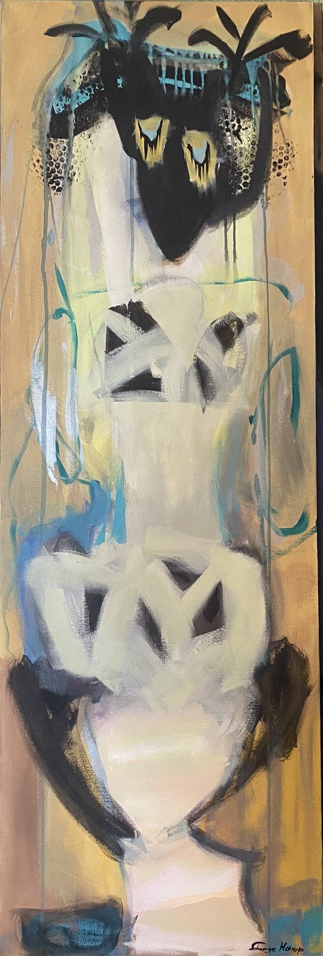 Inge Hrup, Femme fatale, 50x150cm