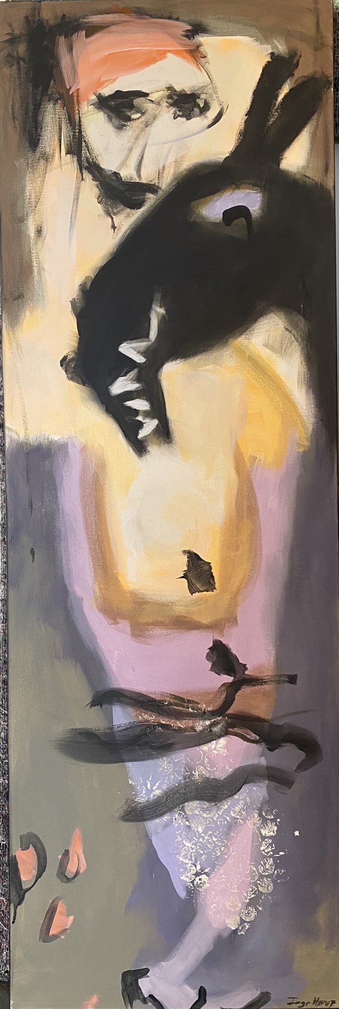 Inge Hrup, Femme fatale, 50x150cm