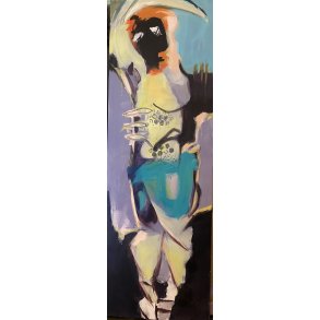 Inge H�rup, Femme fatale, 50x150cm
