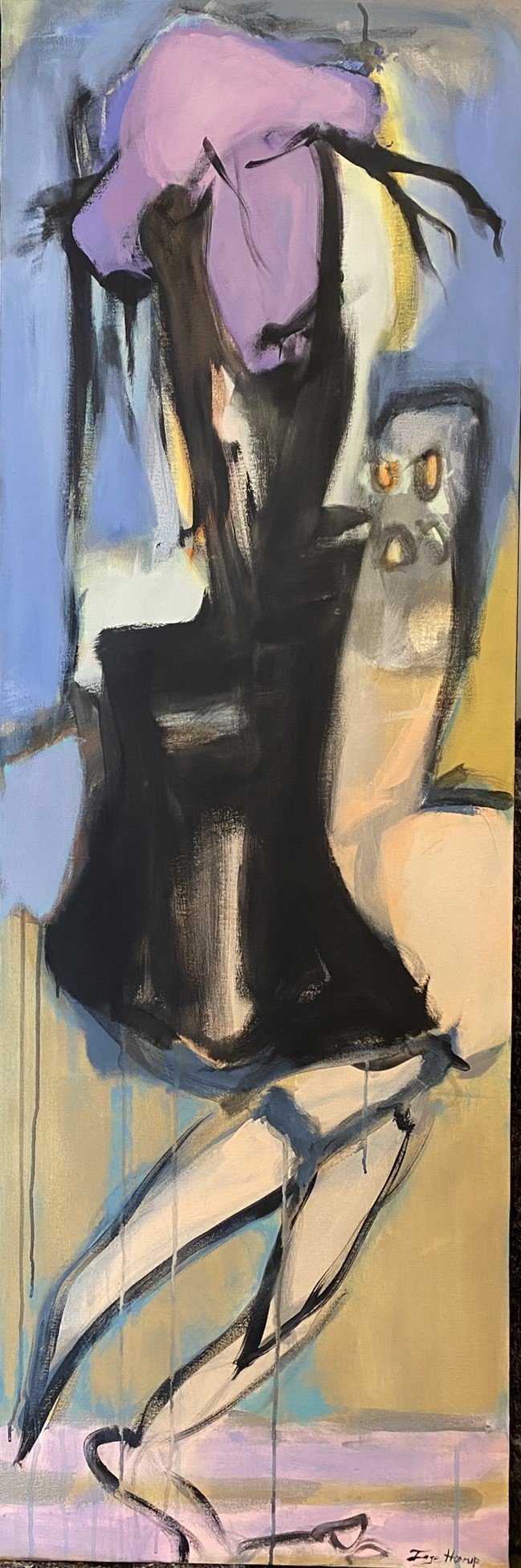 Inge Hrup, Femme fatale, 50x150cm