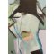 Inge Hrup ,maleri, Portrait 50x70cm