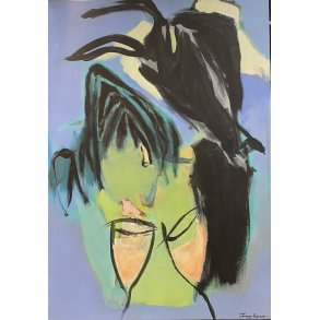 Inge H�rup, Rende-vous 60x85cm