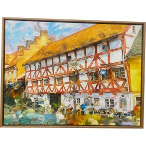 Sarah Hi, maleri 60x80cm Aalborg
