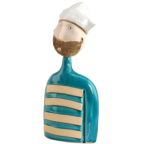 Smand, turkis i keramik af Anka Christob