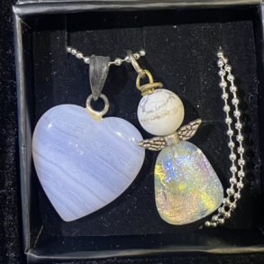 Smykke, blonde agat, Astrid Munck