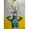 ...i rullekrave 90x120cm maleri af Anne Mette Harkes