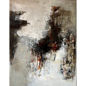 Susanne Gemmer 110x140cm abstrakt maleri