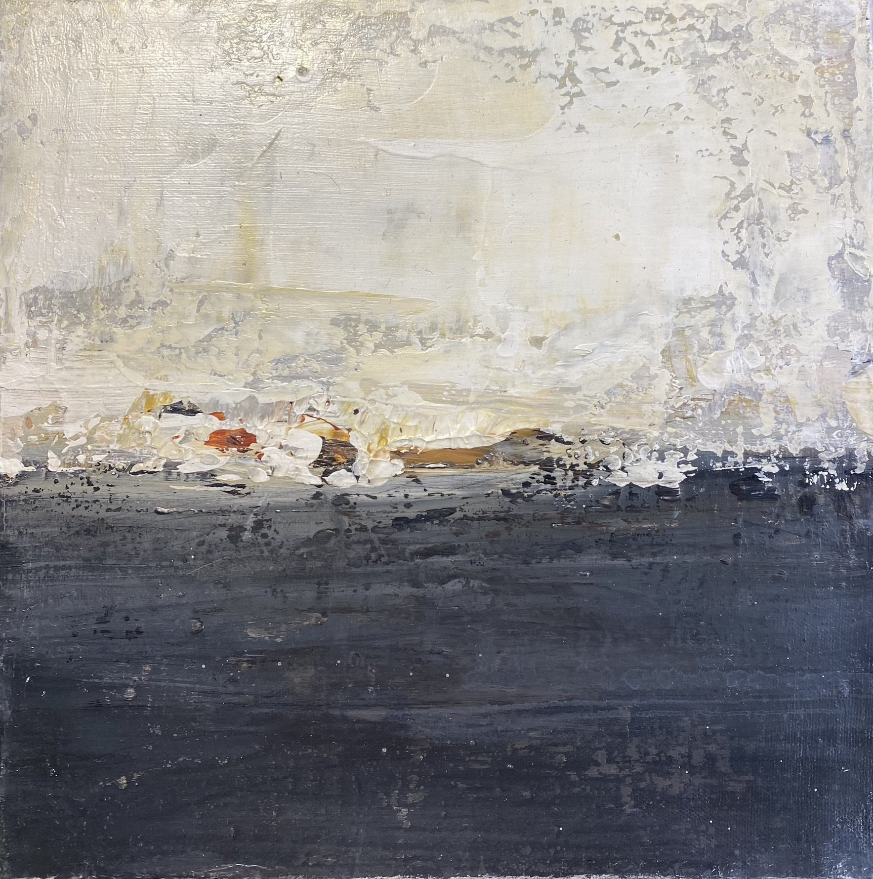 Susanne Gemmer 30x30cm abstrakt maleri