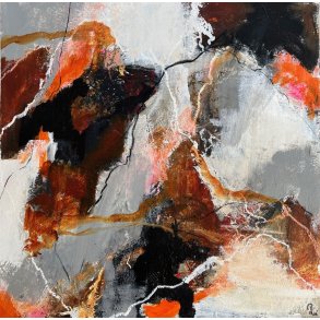 Rie Brdsgaard  maleri 60x60cm