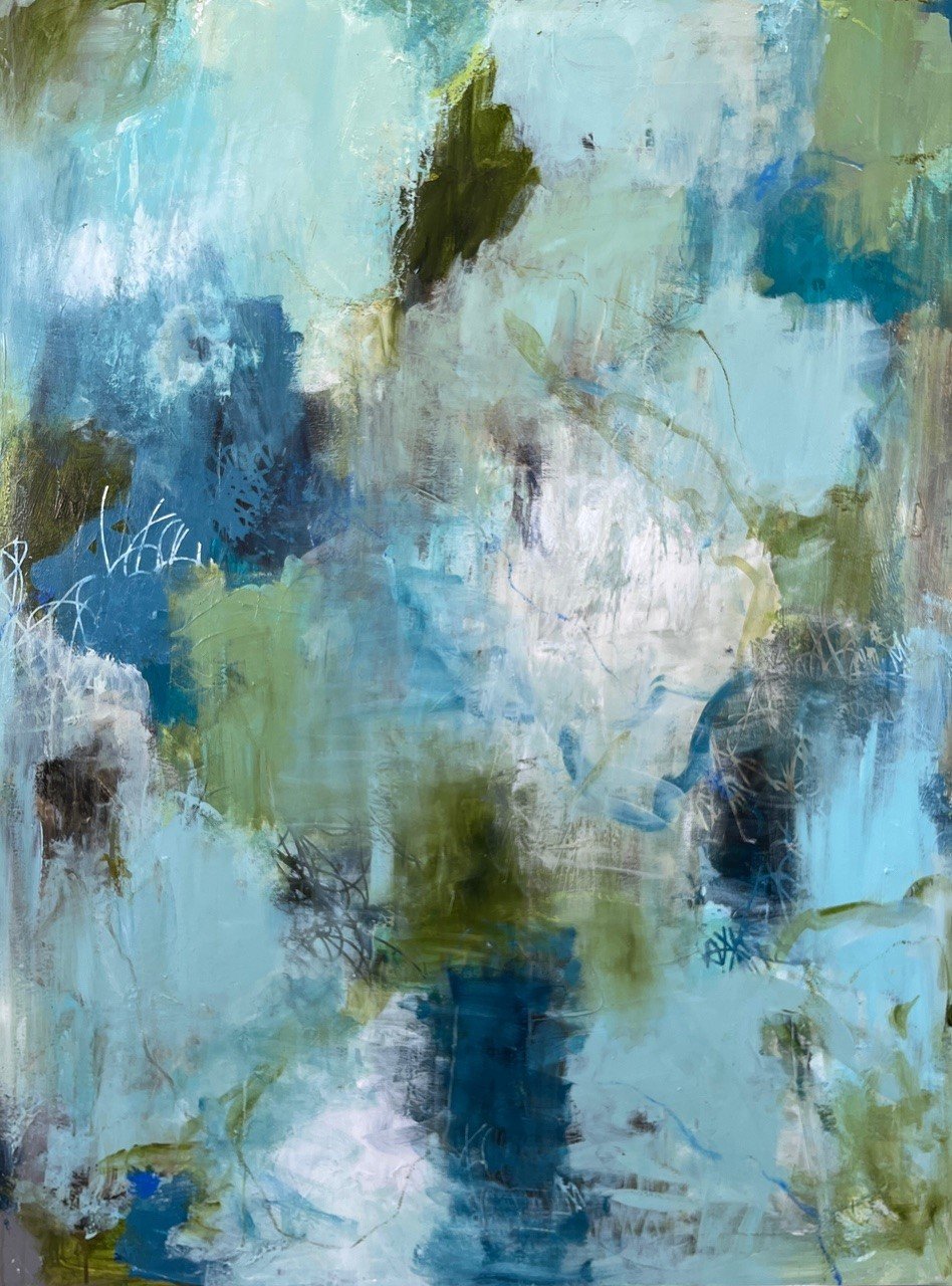 Rie Brdsgaard  maleri 90x120cm