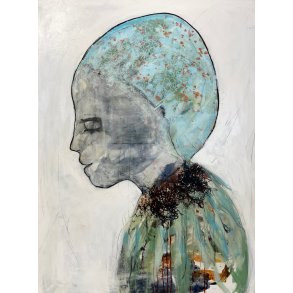 Rie Brdsgaard  maleri 90x120cm