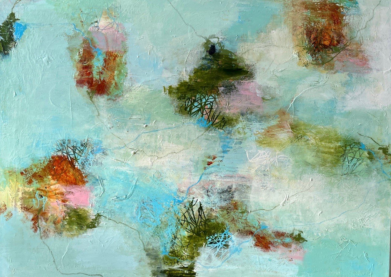 Rie Brødsgaard  maleri 90x120cm
