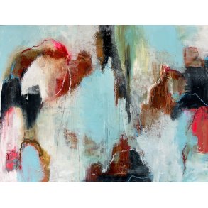 Rie Brdsgaard  maleri 90x120cm