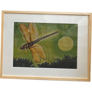 Hans Scherfig, plakat indrammet i fyrtrsramme 30x40cm