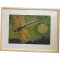 Hans Scherfig, plakat indrammet i fyrtrsramme 30x40cm