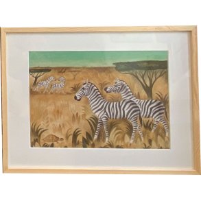 Hans Scherfig, plakat indrammet i fyrtrsramme 30x40cm