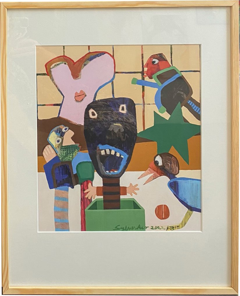 Leif Sylvester plakat indrammet 40x50cm