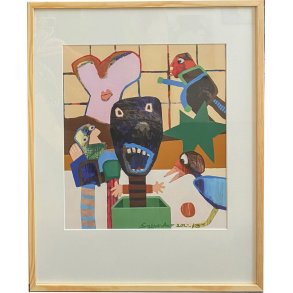 Leif Sylvester plakat indrammet 40x50cm