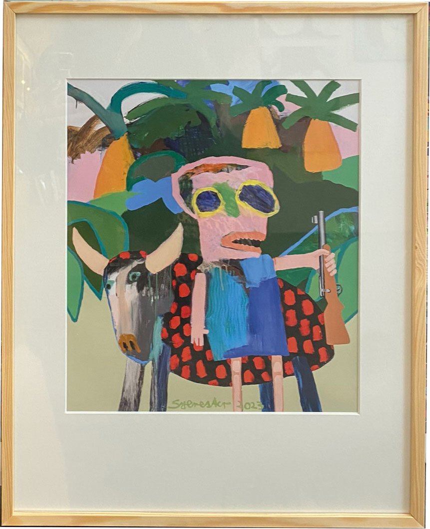 Leif Sylvester plakat indrammet 40x50cm