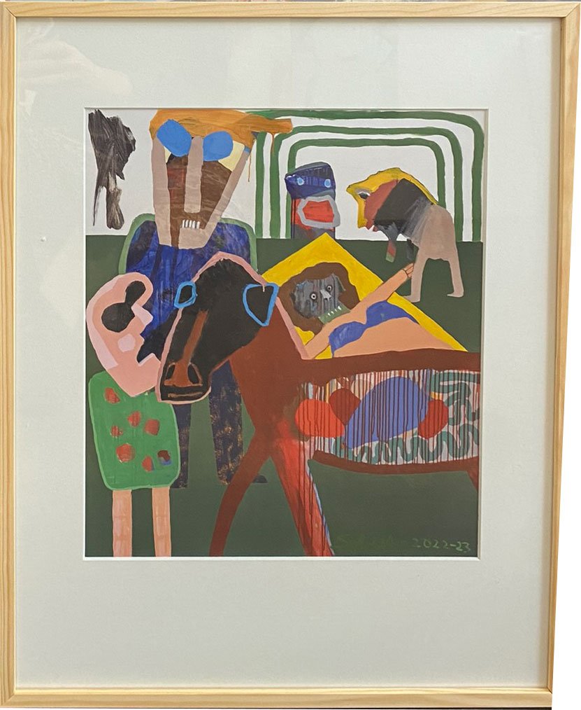 Leif Sylvester plakat indrammet 40x50cm