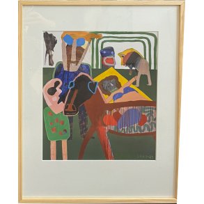 Leif Sylvester plakat indrammet 40x50cm