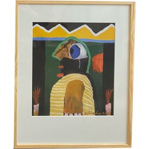 Leif Sylvester plakat indrammet 40x50cm