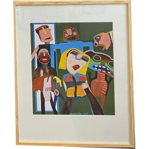 Leif Sylvester plakat indrammet 40x50cm