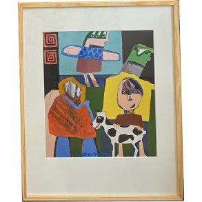 Leif Sylvester plakat indrammet 40x50cm