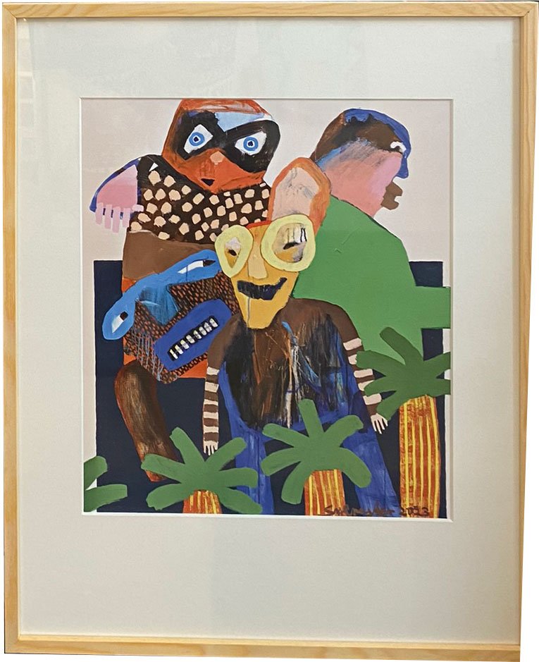 Leif Sylvester plakat indrammet 40x50cm