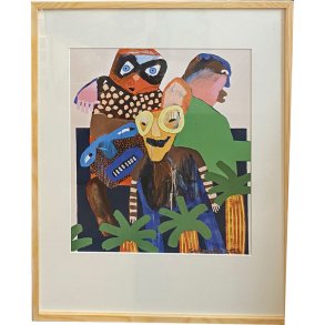 Leif Sylvester plakat indrammet 40x50cm